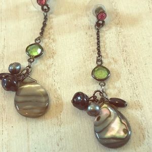 Beautiful Abalone Drop Earrings